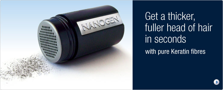 Nanogen Get a thicker looking head of hair in seconds